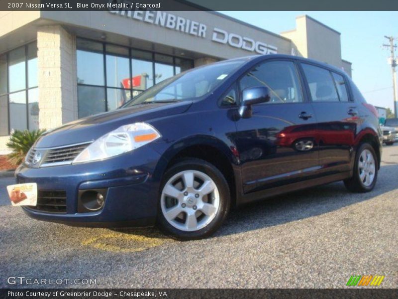 Blue Onyx Metallic / Charcoal 2007 Nissan Versa SL