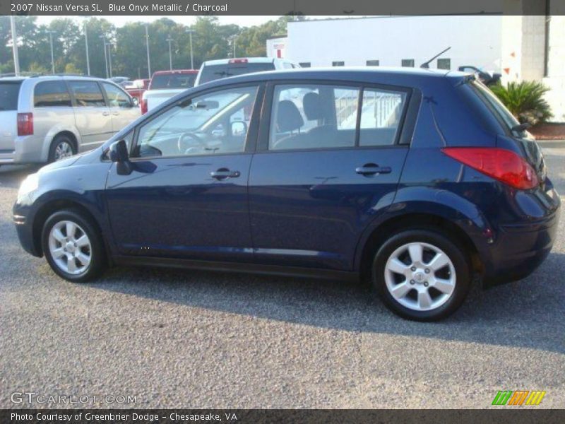 Blue Onyx Metallic / Charcoal 2007 Nissan Versa SL
