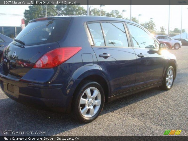 Blue Onyx Metallic / Charcoal 2007 Nissan Versa SL