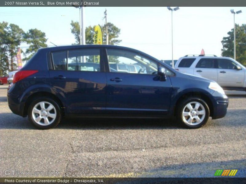 Blue Onyx Metallic / Charcoal 2007 Nissan Versa SL