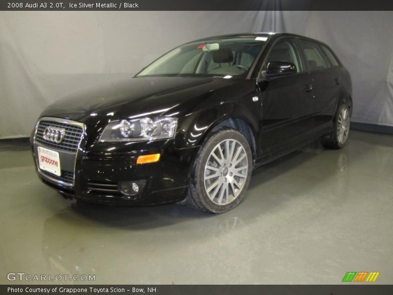 Ice Silver Metallic / Black 2008 Audi A3 2.0T