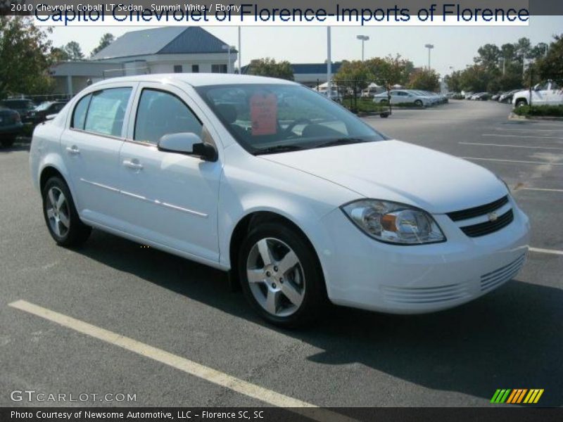 Summit White / Ebony 2010 Chevrolet Cobalt LT Sedan