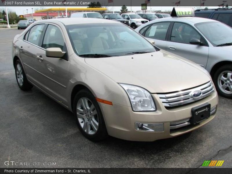 Dune Pearl Metallic / Camel 2007 Ford Fusion SEL