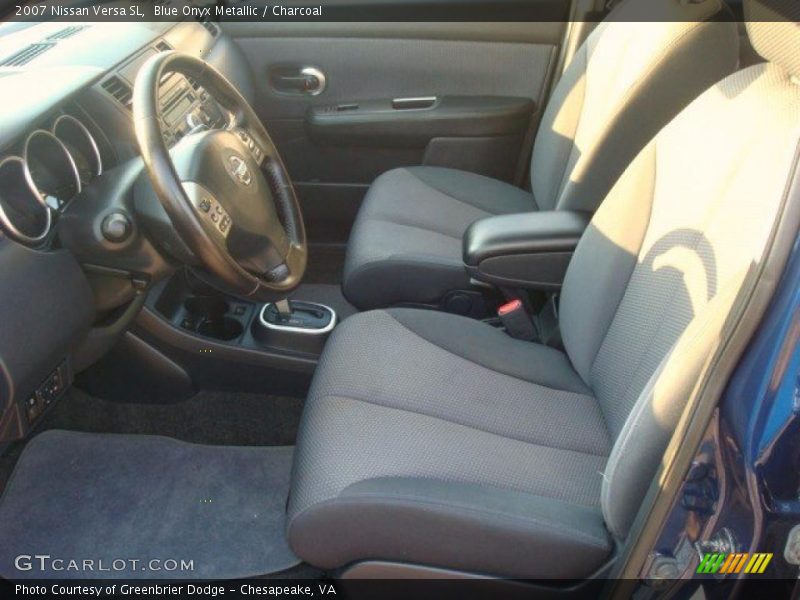 Blue Onyx Metallic / Charcoal 2007 Nissan Versa SL