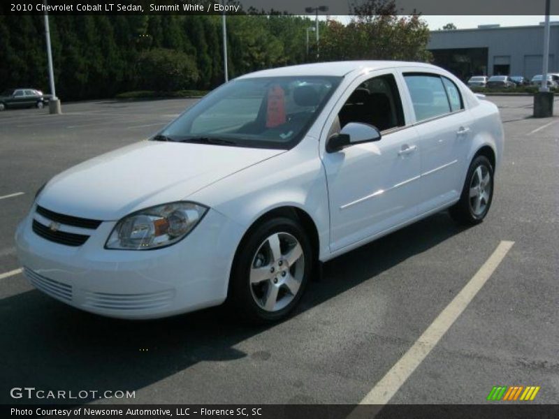 Summit White / Ebony 2010 Chevrolet Cobalt LT Sedan