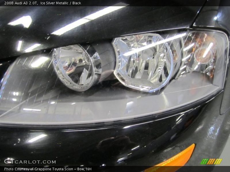 Ice Silver Metallic / Black 2008 Audi A3 2.0T