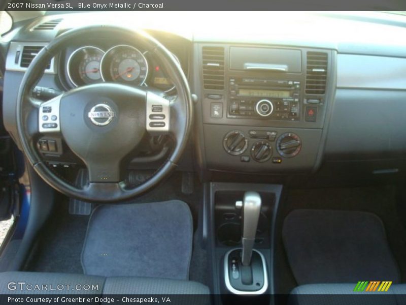 Blue Onyx Metallic / Charcoal 2007 Nissan Versa SL