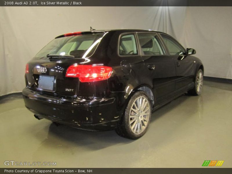 Ice Silver Metallic / Black 2008 Audi A3 2.0T