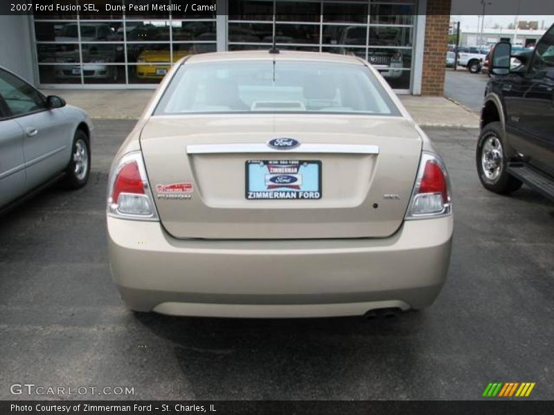 Dune Pearl Metallic / Camel 2007 Ford Fusion SEL