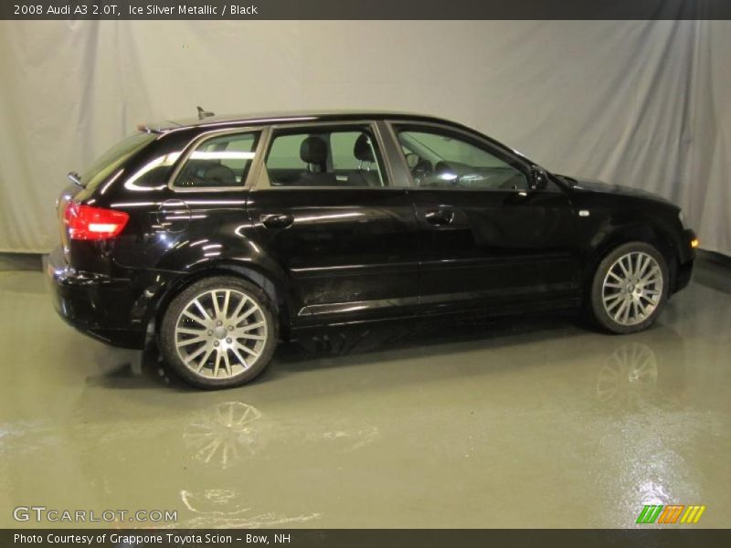 Ice Silver Metallic / Black 2008 Audi A3 2.0T