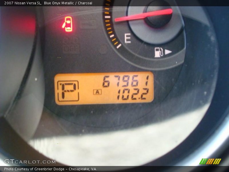 Blue Onyx Metallic / Charcoal 2007 Nissan Versa SL