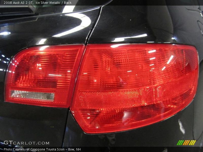 Ice Silver Metallic / Black 2008 Audi A3 2.0T