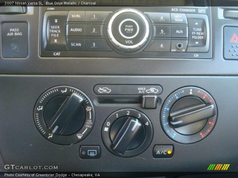 Blue Onyx Metallic / Charcoal 2007 Nissan Versa SL