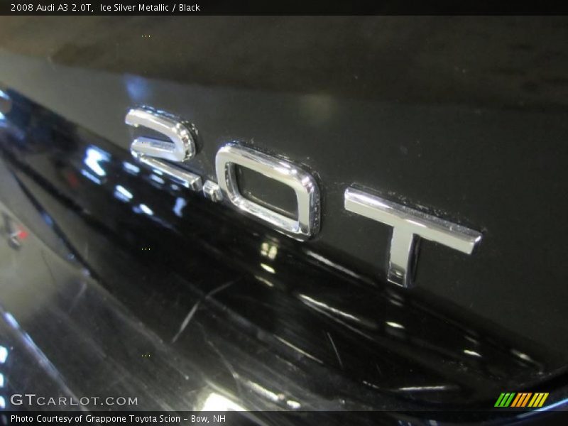 Ice Silver Metallic / Black 2008 Audi A3 2.0T
