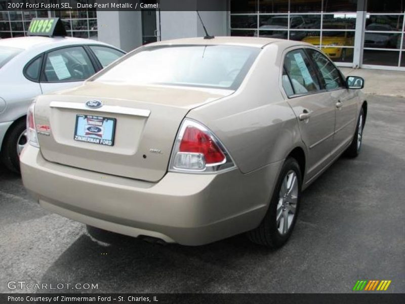 Dune Pearl Metallic / Camel 2007 Ford Fusion SEL