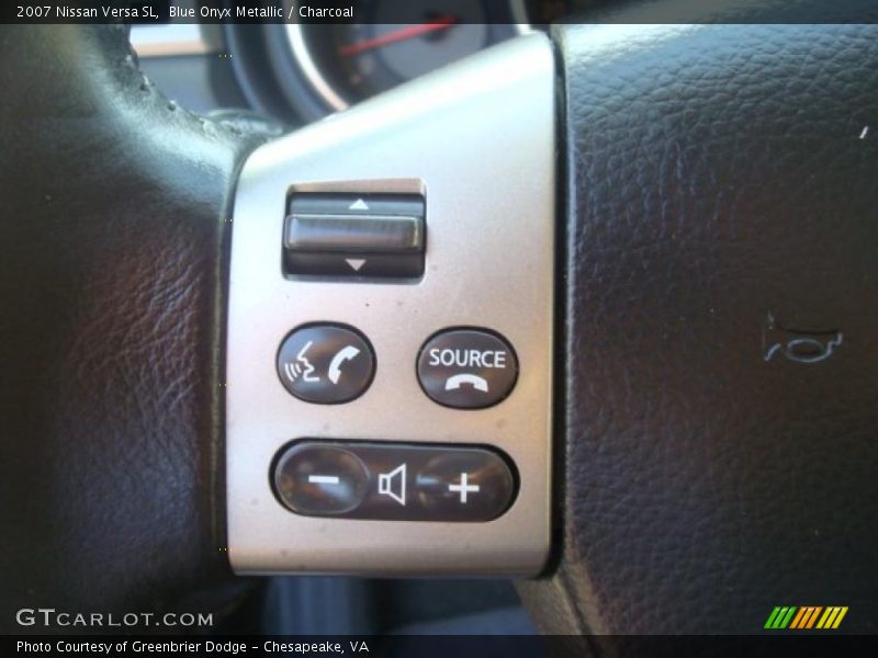 Blue Onyx Metallic / Charcoal 2007 Nissan Versa SL