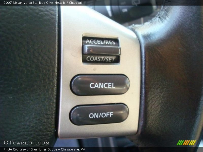 Blue Onyx Metallic / Charcoal 2007 Nissan Versa SL