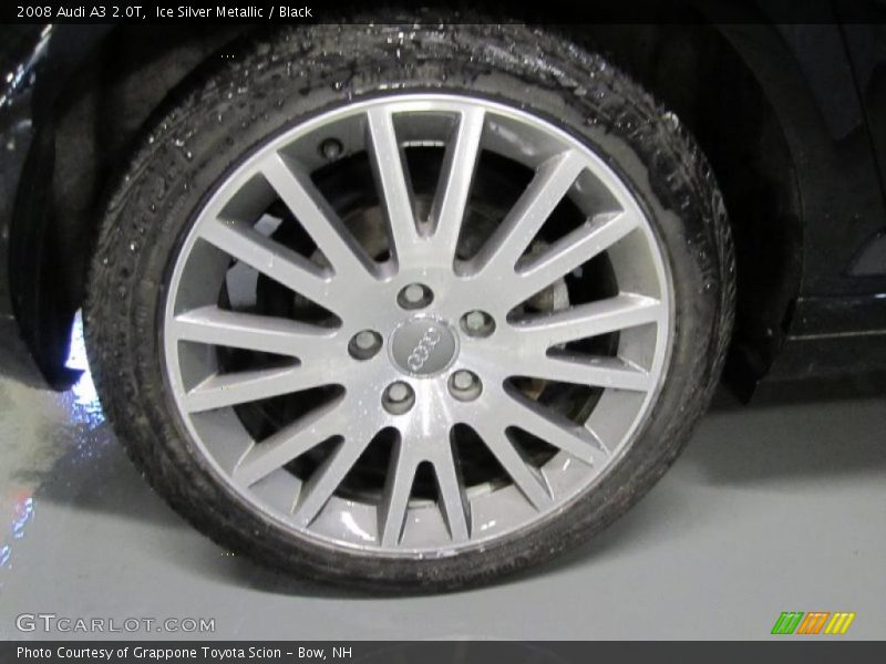 Ice Silver Metallic / Black 2008 Audi A3 2.0T