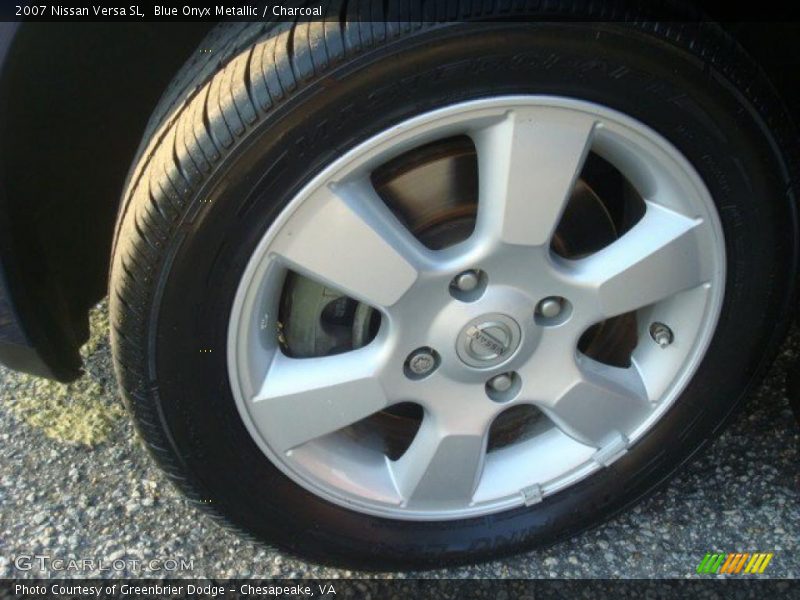 Blue Onyx Metallic / Charcoal 2007 Nissan Versa SL
