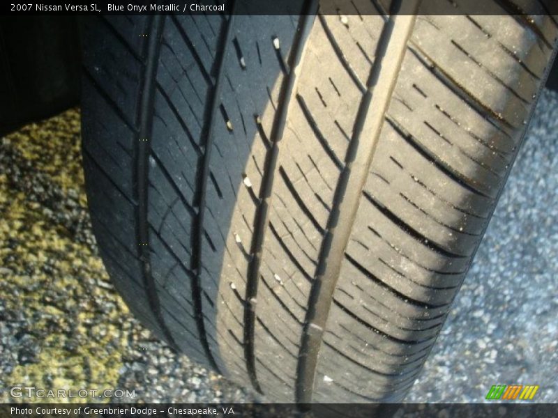Blue Onyx Metallic / Charcoal 2007 Nissan Versa SL