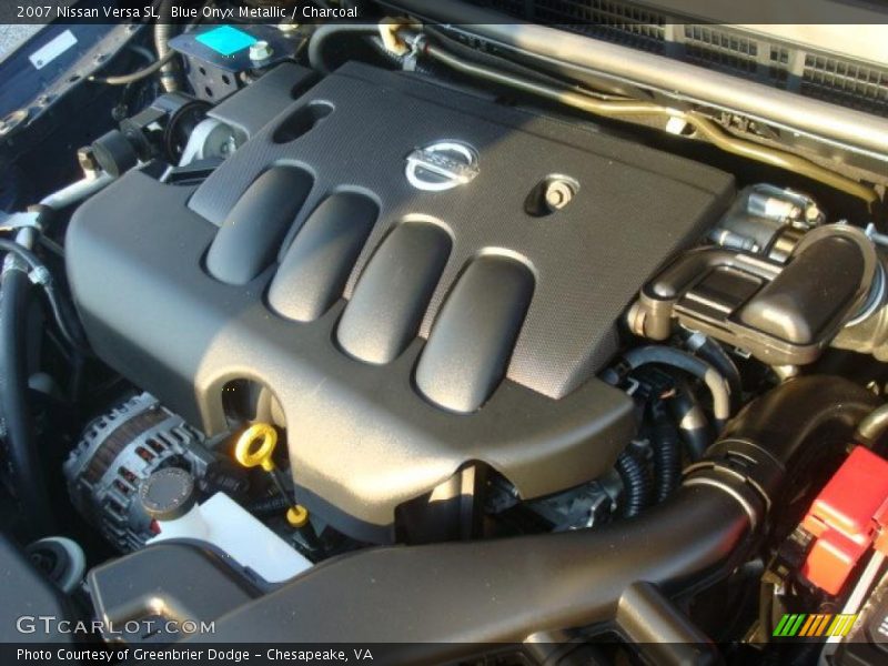 Blue Onyx Metallic / Charcoal 2007 Nissan Versa SL