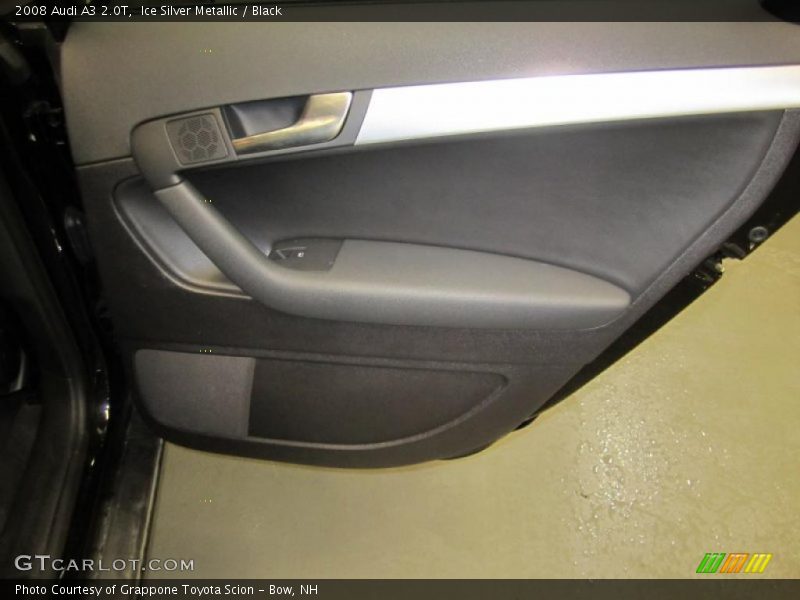 Ice Silver Metallic / Black 2008 Audi A3 2.0T
