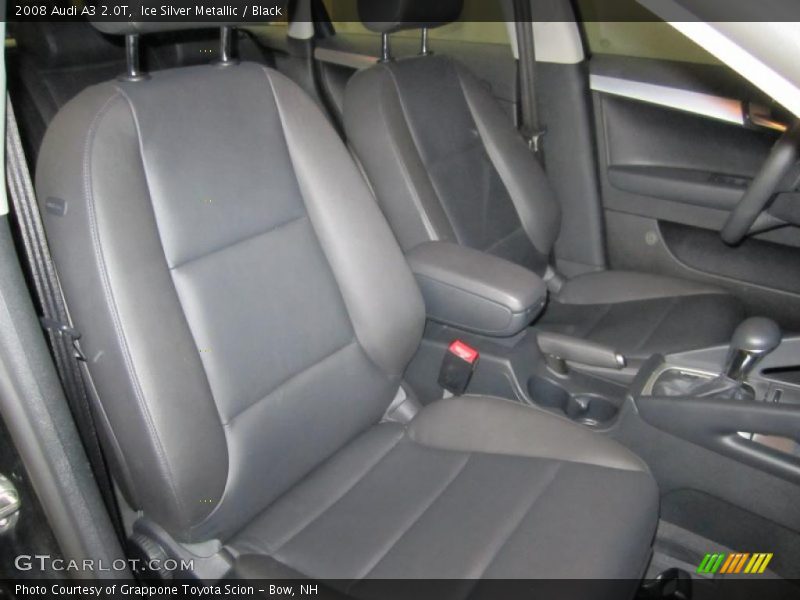Ice Silver Metallic / Black 2008 Audi A3 2.0T
