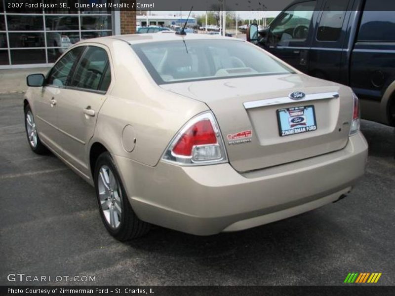 Dune Pearl Metallic / Camel 2007 Ford Fusion SEL