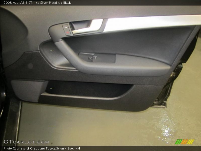 Ice Silver Metallic / Black 2008 Audi A3 2.0T