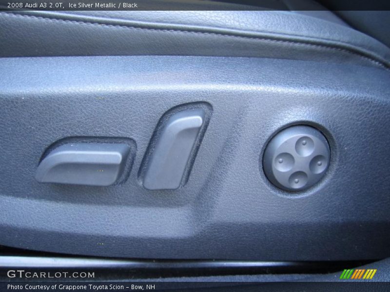 Ice Silver Metallic / Black 2008 Audi A3 2.0T