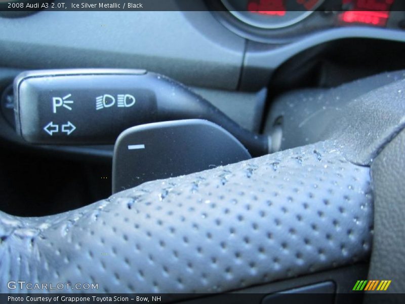 Ice Silver Metallic / Black 2008 Audi A3 2.0T