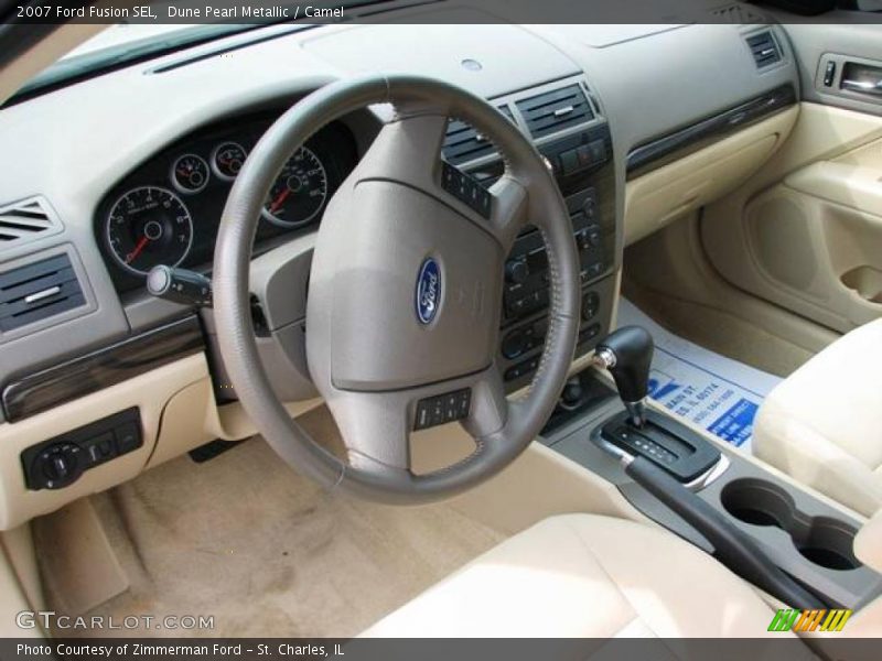 Dune Pearl Metallic / Camel 2007 Ford Fusion SEL