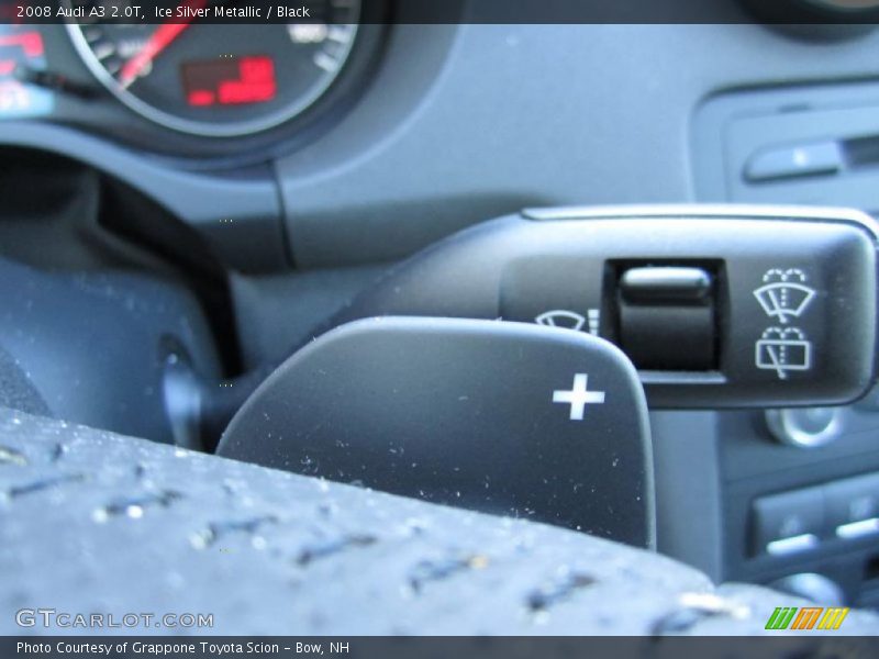 Ice Silver Metallic / Black 2008 Audi A3 2.0T