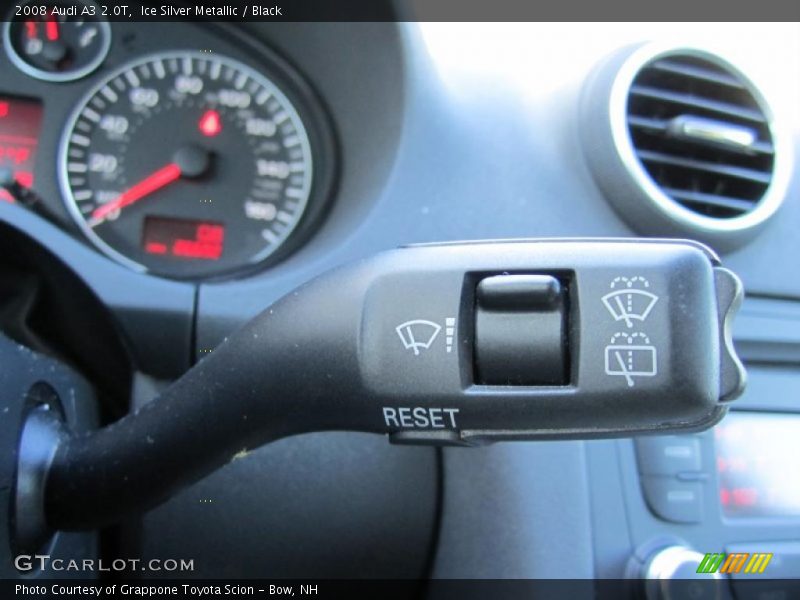 Ice Silver Metallic / Black 2008 Audi A3 2.0T