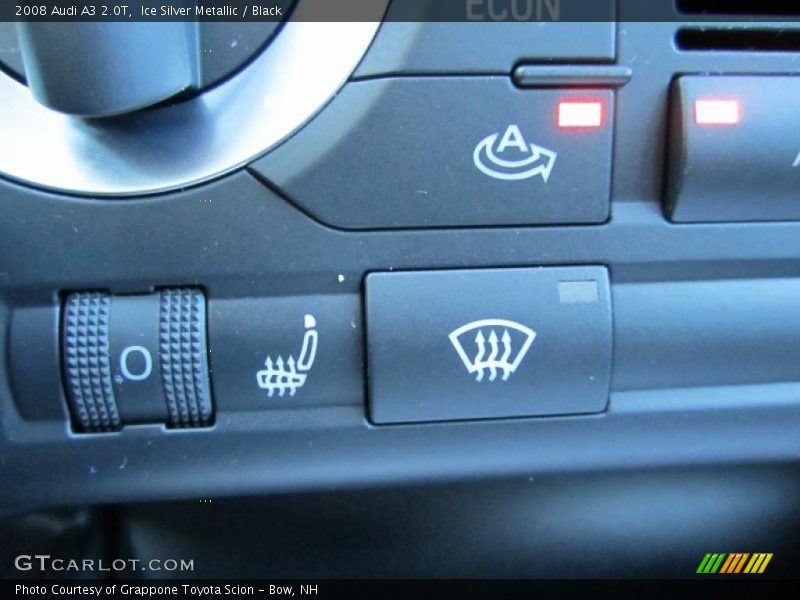 Ice Silver Metallic / Black 2008 Audi A3 2.0T