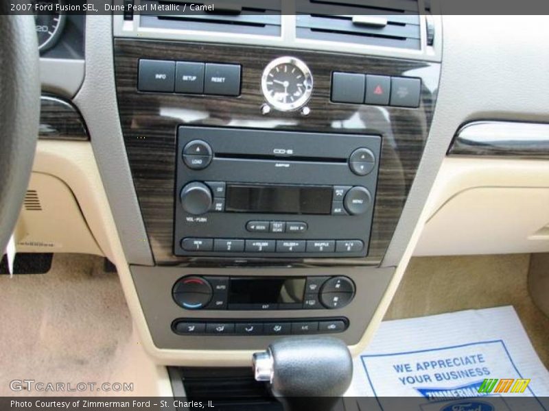 Dune Pearl Metallic / Camel 2007 Ford Fusion SEL