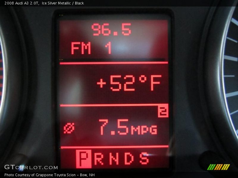 Ice Silver Metallic / Black 2008 Audi A3 2.0T
