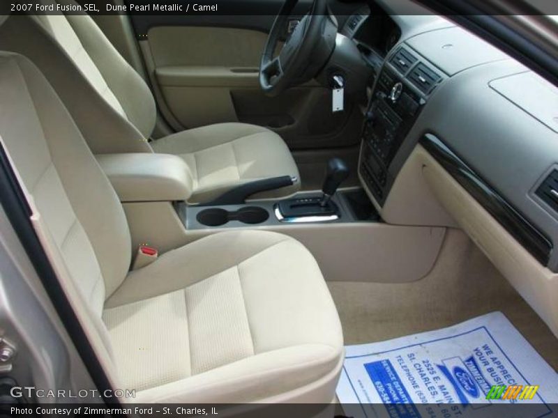 Dune Pearl Metallic / Camel 2007 Ford Fusion SEL