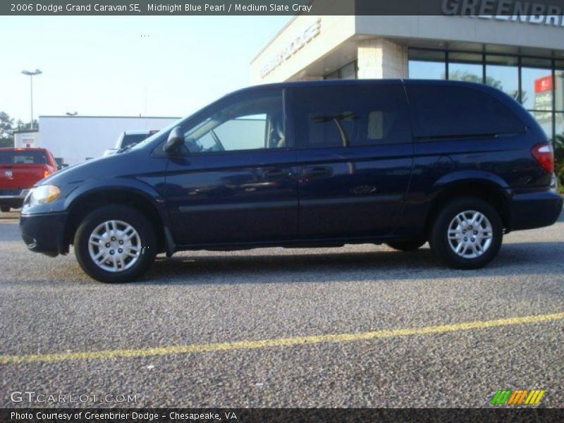 Midnight Blue Pearl / Medium Slate Gray 2006 Dodge Grand Caravan SE
