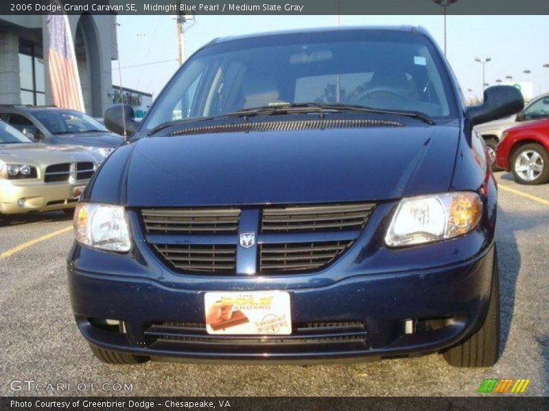 Midnight Blue Pearl / Medium Slate Gray 2006 Dodge Grand Caravan SE