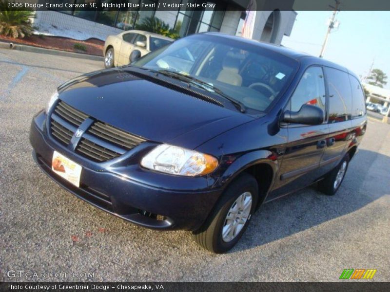 Midnight Blue Pearl / Medium Slate Gray 2006 Dodge Grand Caravan SE