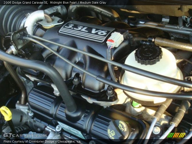 Midnight Blue Pearl / Medium Slate Gray 2006 Dodge Grand Caravan SE