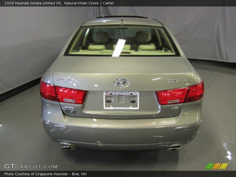 Natural Khaki Green / Camel 2009 Hyundai Sonata Limited V6