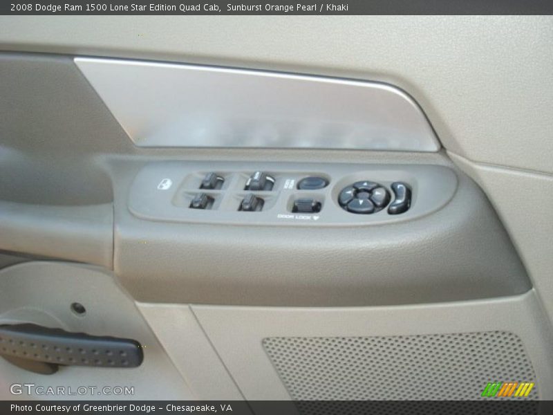 Sunburst Orange Pearl / Khaki 2008 Dodge Ram 1500 Lone Star Edition Quad Cab