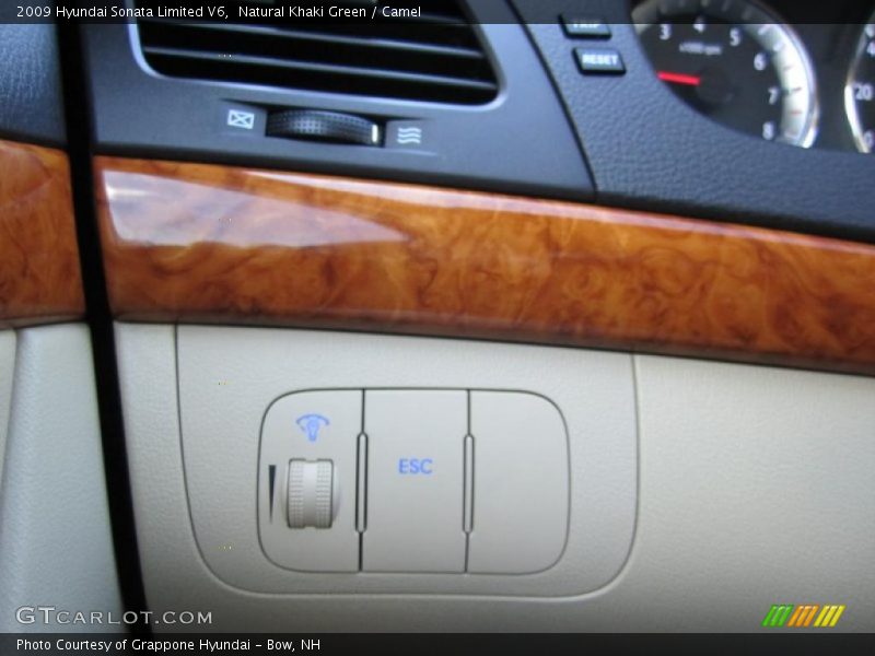 Natural Khaki Green / Camel 2009 Hyundai Sonata Limited V6