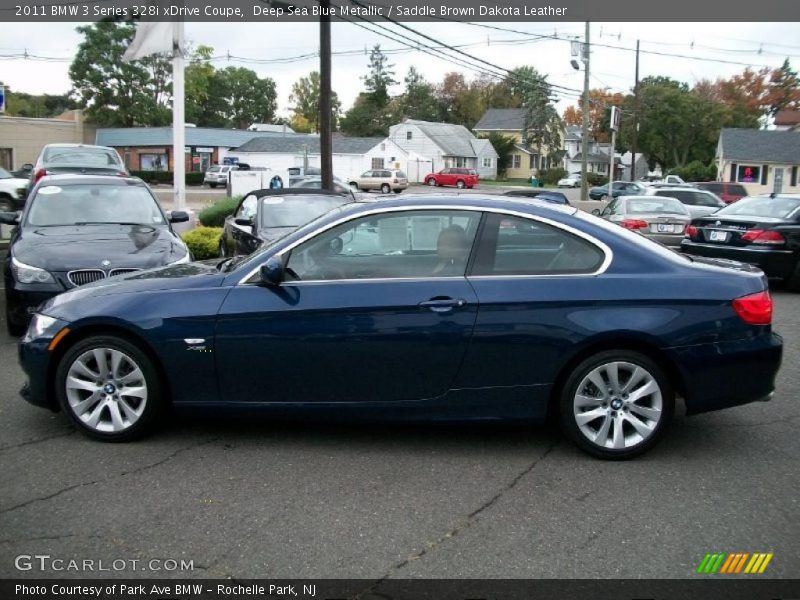 Deep Sea Blue Metallic / Saddle Brown Dakota Leather 2011 BMW 3 Series 328i xDrive Coupe