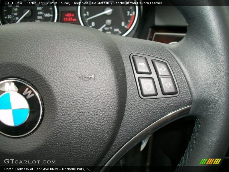 Deep Sea Blue Metallic / Saddle Brown Dakota Leather 2011 BMW 3 Series 328i xDrive Coupe