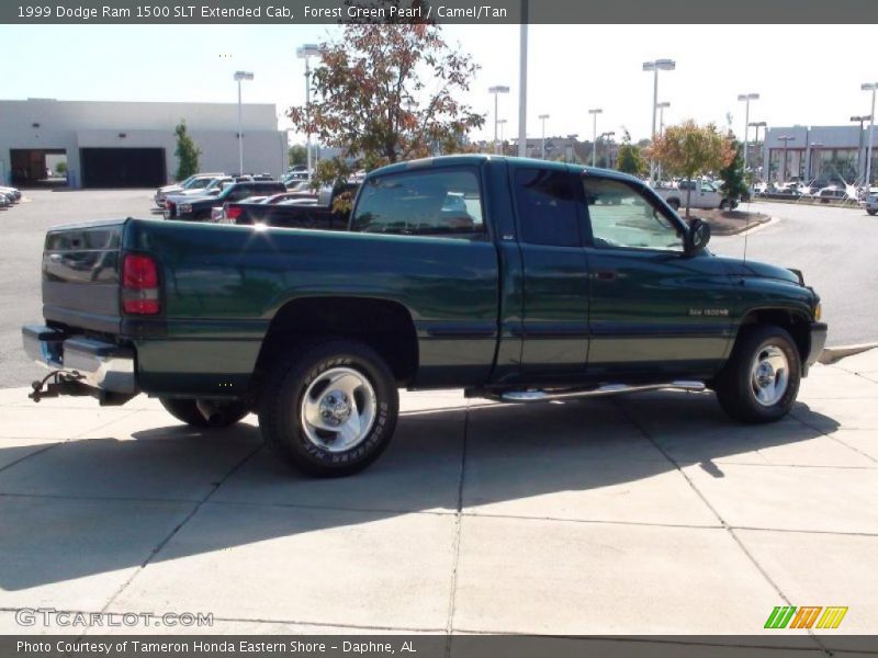 Forest Green Pearl / Camel/Tan 1999 Dodge Ram 1500 SLT Extended Cab