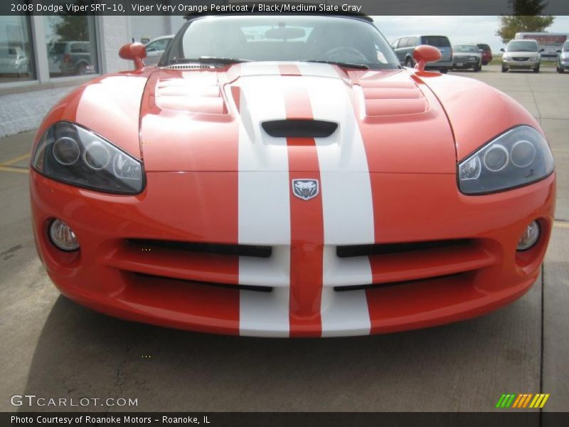 Viper Very Orange Pearlcoat / Black/Medium Slate Gray 2008 Dodge Viper SRT-10