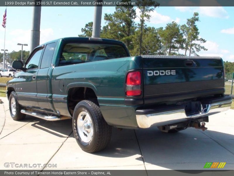 Forest Green Pearl / Camel/Tan 1999 Dodge Ram 1500 SLT Extended Cab